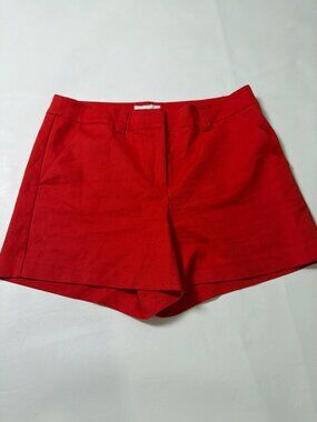 Gibson Latimer Red Women’s Shorts Size 8 Cotton Blend